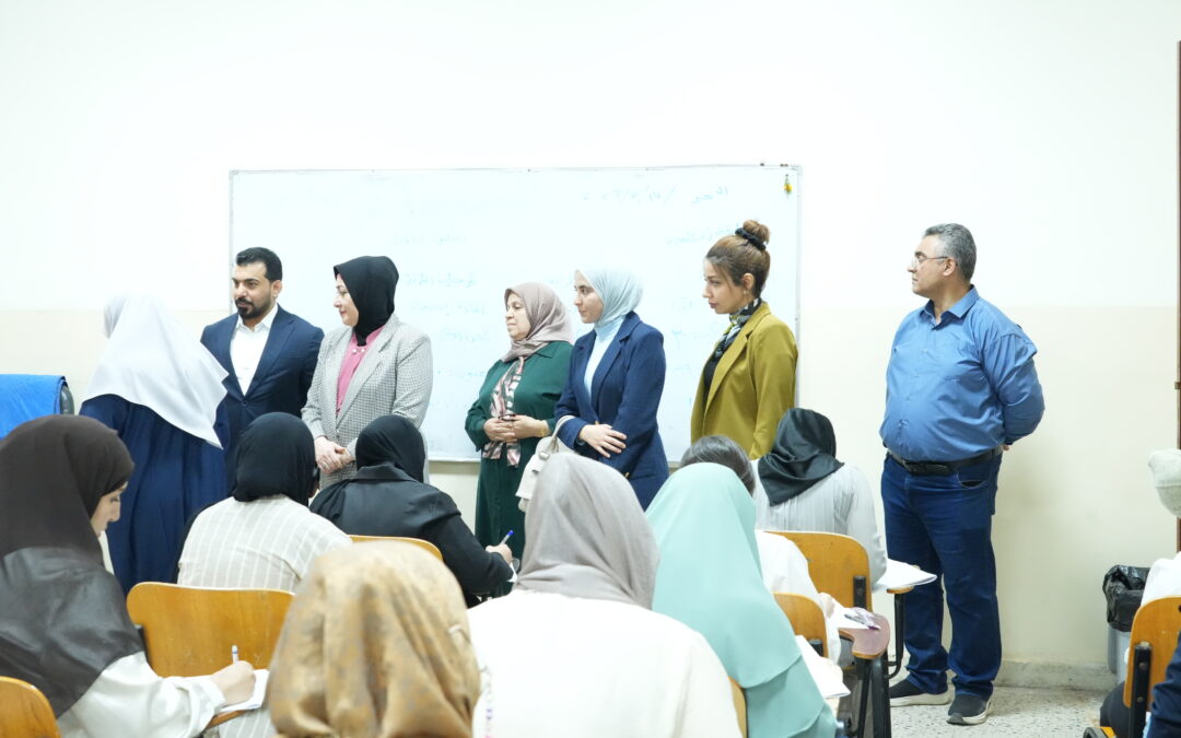 استمرار الامتحانات النهائية في كلية التربية للبنات وزيارة لجنة وزارية للاطلاع على سير العملية الامتحانية