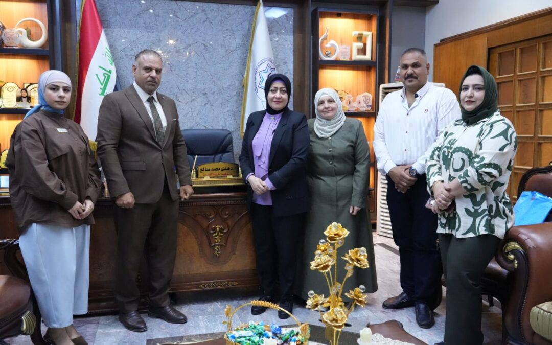 كلية التربية للبنات تبحث آفاق التعاون العلمي مع المديرية العامة للتعليم المهني.